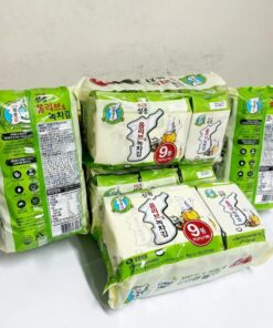 Rong biển miếng ăn liền – 9 gói vị trà xanh oliu
