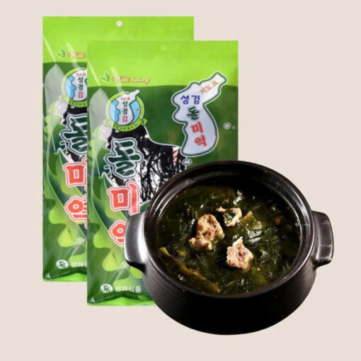 Rong biển khô nấu canh - 80g 1 bịch vị truyền thống