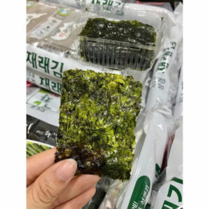 Rong biển miếng ăn liền vị trà xanh oliu 16 gói